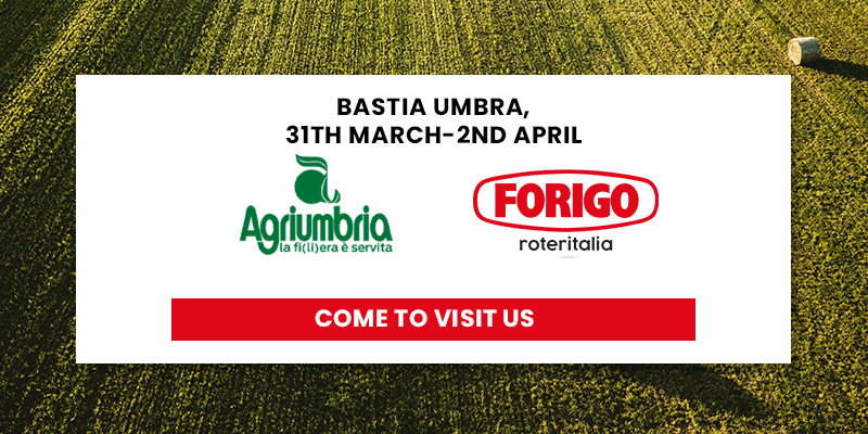 Agriumbria 2023: experience the new edition of the fair with the Forigo team