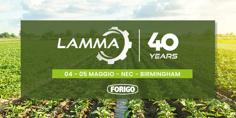 LAMMA 2022: partecipa al 40° anniversario della fiera agricola dell’UK!